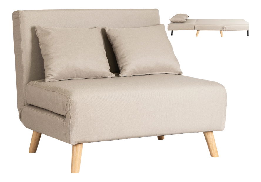  Rozkládací křeslo Motecacleta 2 (béžová)