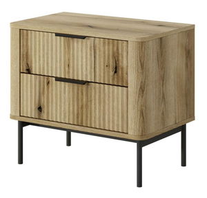 Komoda Wilsire (dub coast evoke + černá)