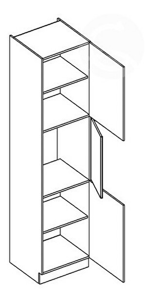 Potravinová kuchyňská skříň Nora D40
