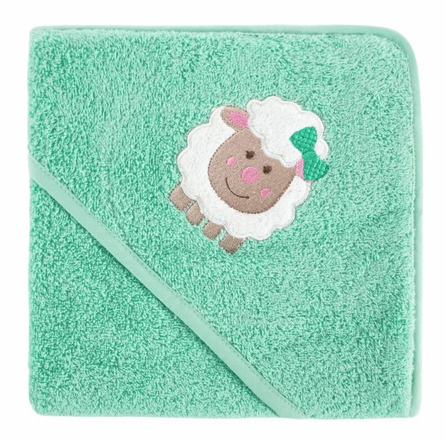 Ručník s kapucí Bambino 51 (mátová)