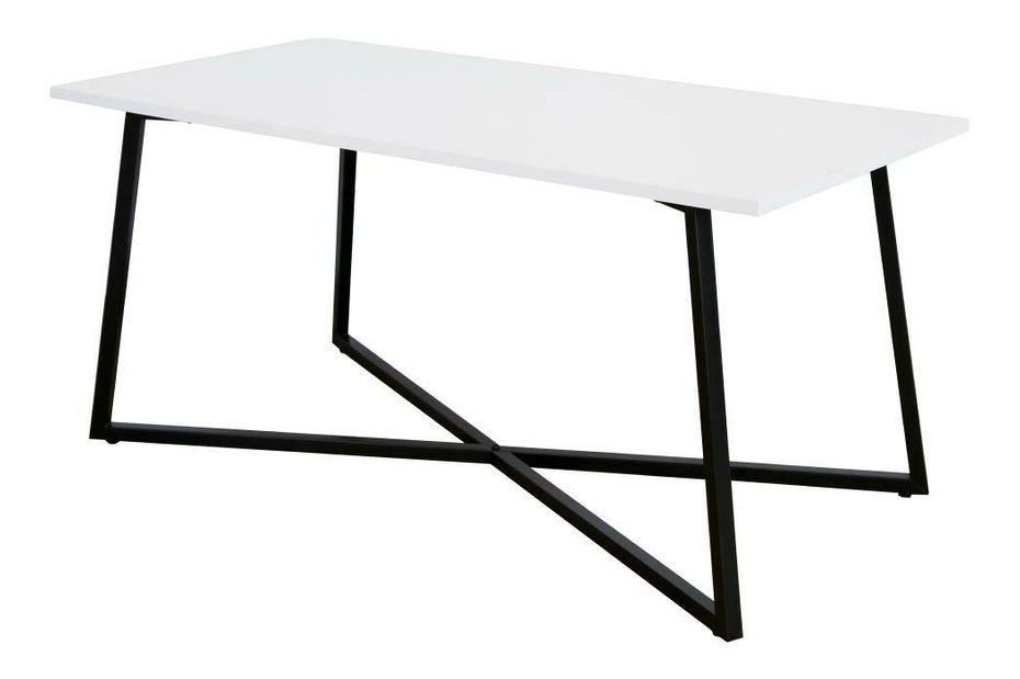 Konferenční stolek Bertu (bílá + černá)