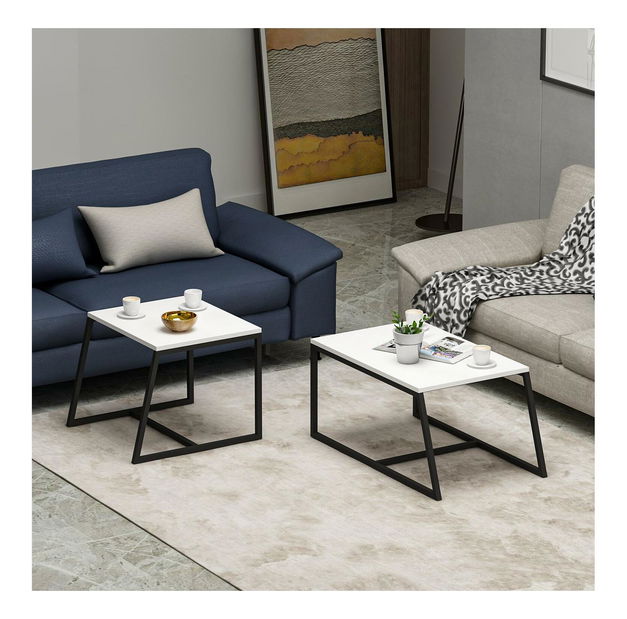 Konferenční stolek Minimol (bílá)