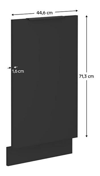 Dvířka na vestavnou myčku nádobí Sobera ZM 713x446 (černá)