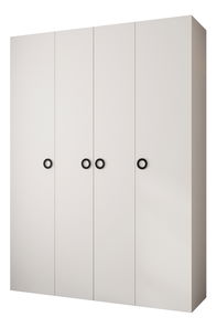 Šatní skříň 180 cm Carmela 40-1 (bílá + černá)