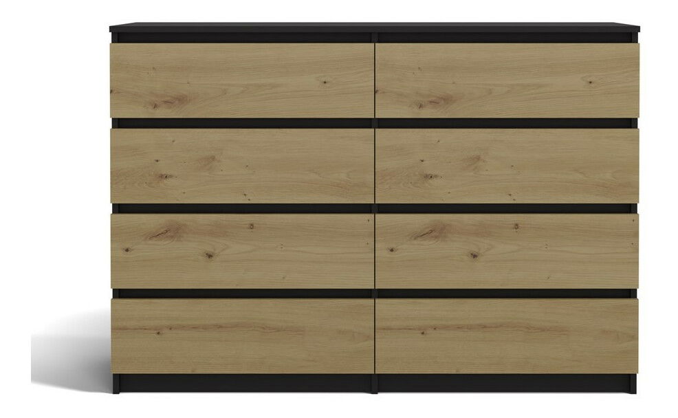 Komoda Musecalo 7 140 (antracit + dub artisan)