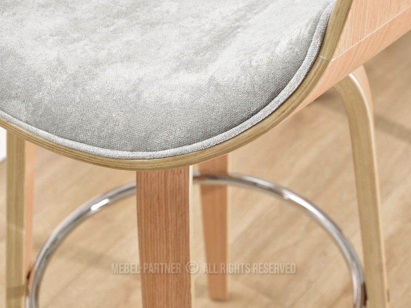 Židle Bjorn H (jasan + chromová)