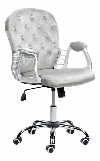 Kancelářská židle Prince (světle šedá)