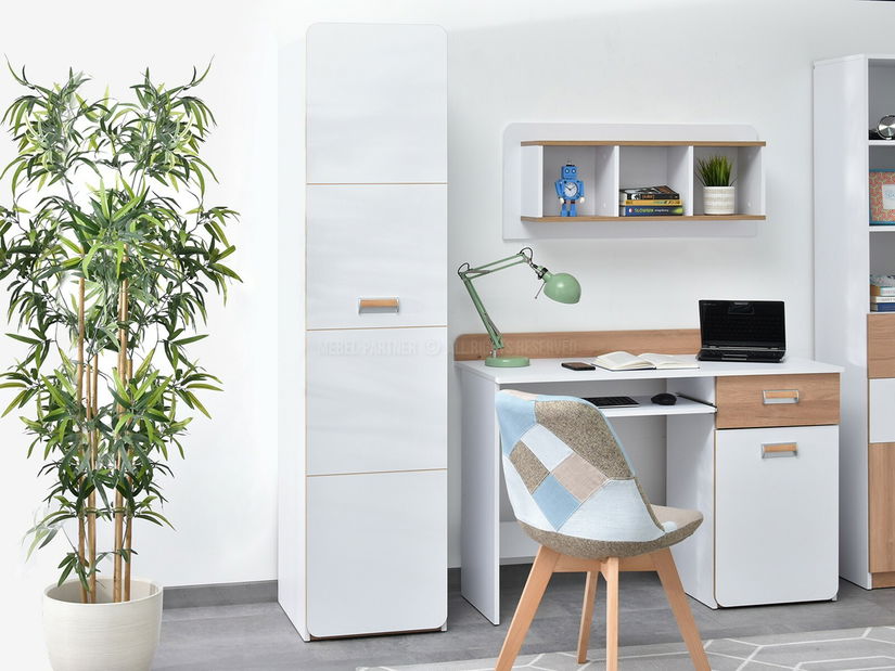 Nábytek do studentského pokoje Clerigo 02 (bílá)