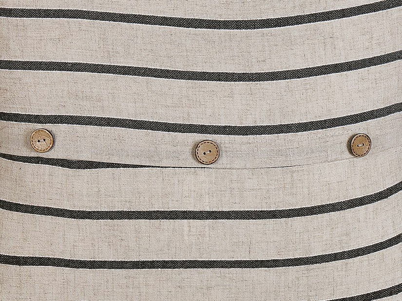 Sada 2 ozdobných polštářů 43 x 43 cm Cyna (béžová)