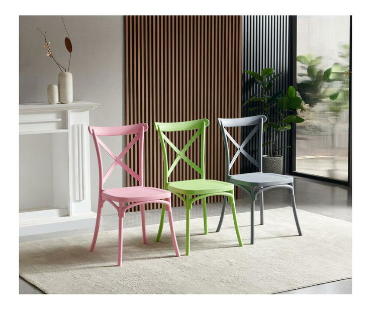 Zahradní židle Saviva (šedá)