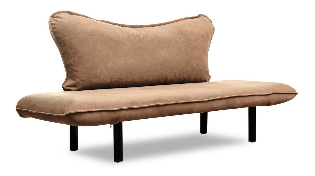 Rozkládací pohovka dvojsed Chatty (světlohnědá)