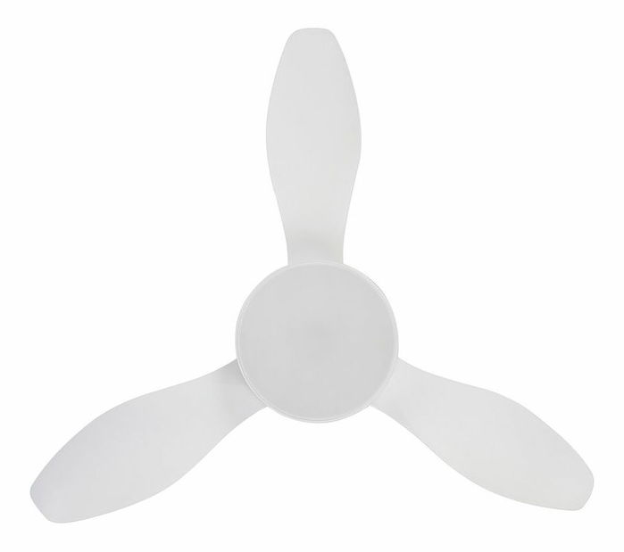 Stropní ventilátor se světlem Brunilda (bílá)