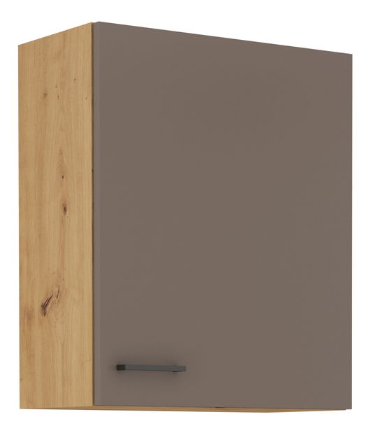 Horní kuchyňská skříňka Barb 60 G-72 1F (dub artisan + truflová)
