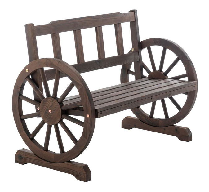 Zahradní lavička Sibu 1 (hnědá)