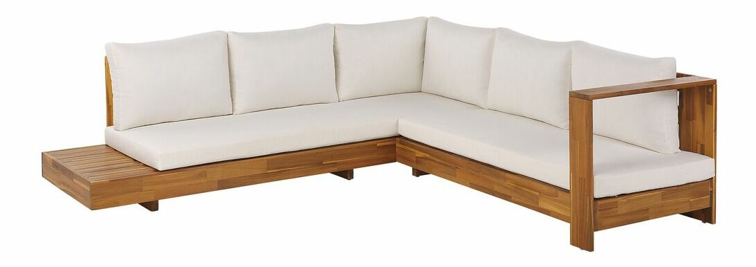 Zahradní sedací souprava MARMO (krémová) (pro 5 osob)