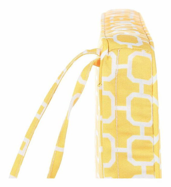 Sada 2 ozdobných polštářů Terno (žlutá)