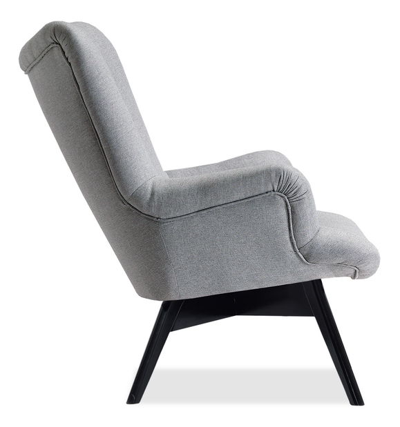 Relaxační křeslo Florentino (šedá + černá)