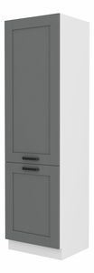 Potravinová kuchyňská skříň Lucid 60 LO 210 2F (dustgrey + bílá)