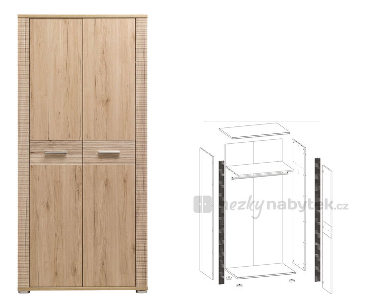 Šatní skříň Nicol NC 21