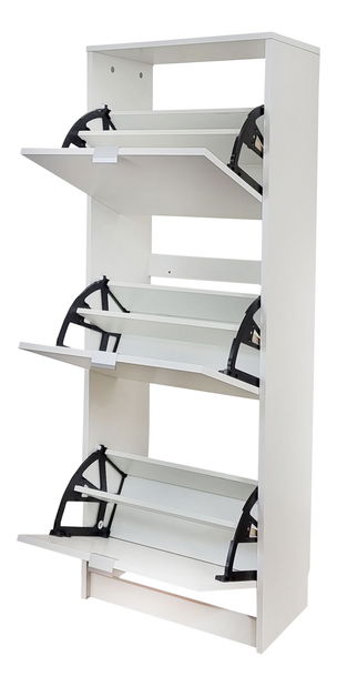 Botník/skříňka na boty Marnie 3K (bílá)