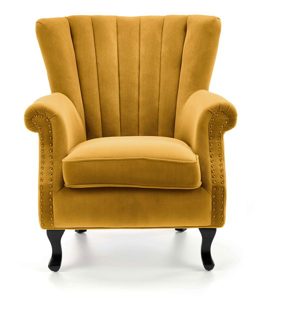 Relaxační křeslo Teena (hořčicová)