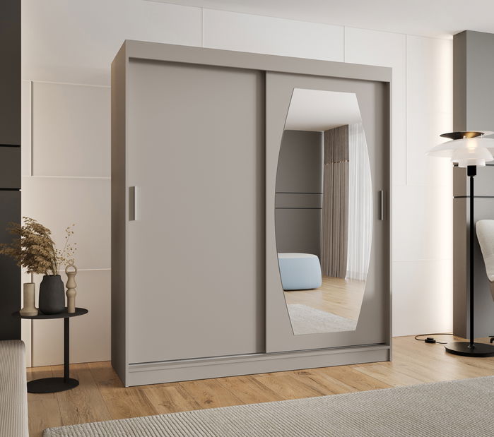 Šatní skříň 180 cm Rosaria (kašmír)