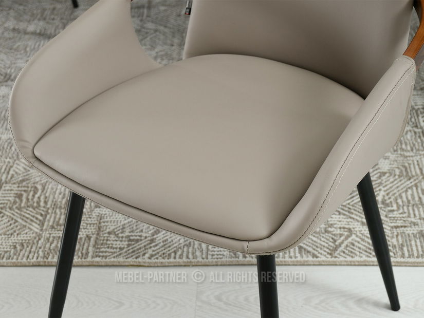 Židle Markus (tmavobéžová + černá)