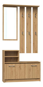 Předsíňová sestava Vayan 1 (dub artisan) (se zrcadlem)