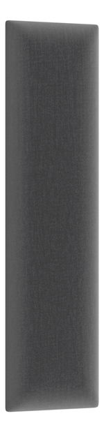 Čalouněný panel Quadra 60x15 cm (tmavě šedá)