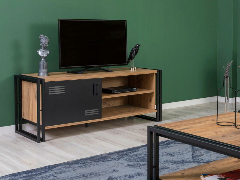 Souprava nábytku do obývacího pokoje Cosmopolitan 27 (atlantická borovice + černá)