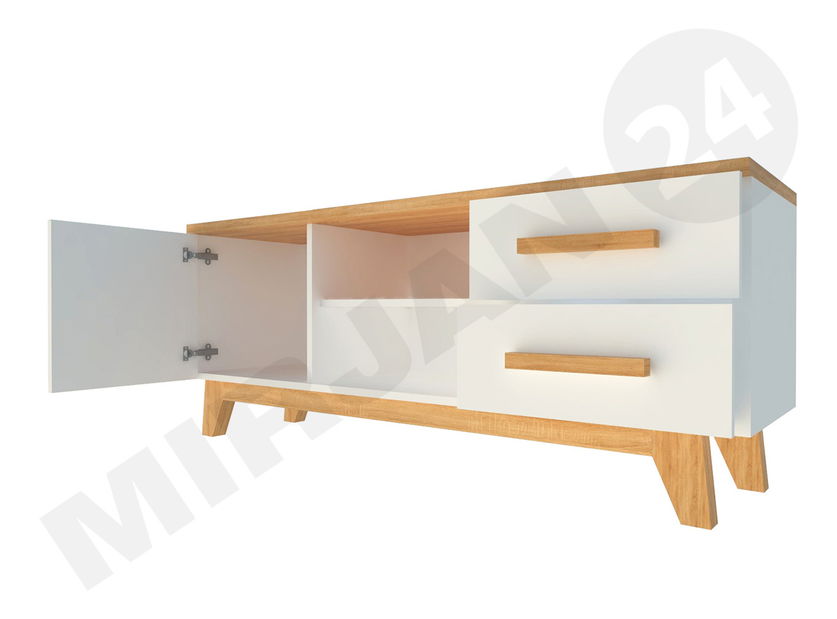 TV skříňka/stolek Kapucin K5 (borovice andersen + dub nash)