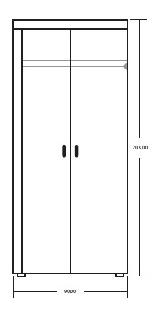 Šatní skříň Manie 5