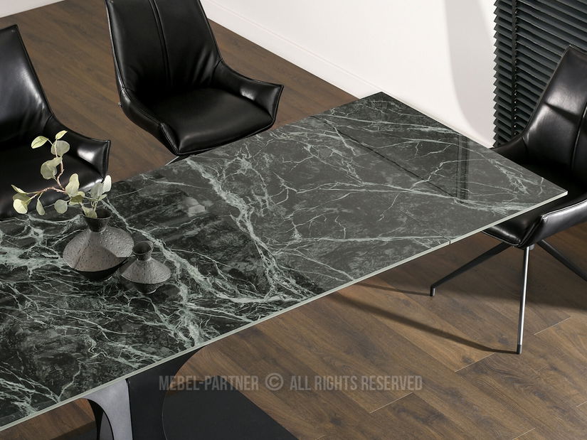 Jídelní stůl Entornaban (zelená + černá)