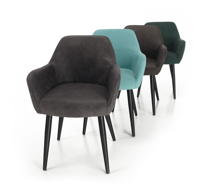 Designové křeslo Larnea (hnědá)