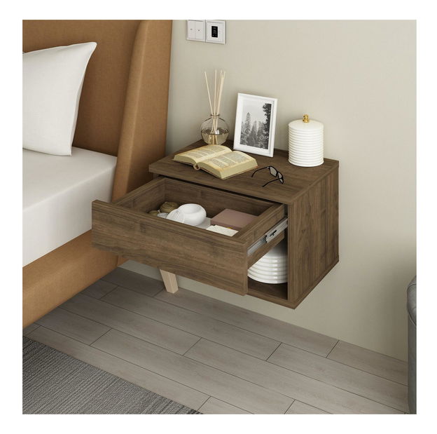 Noční stolek Ribbie (ořech)