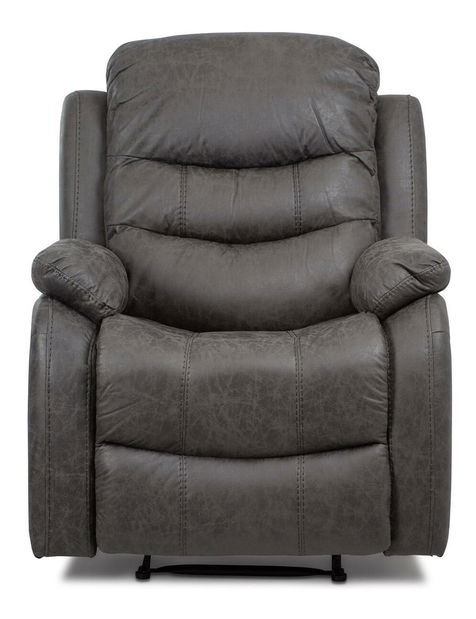 Polohovací křeslo Troquelados (šedá)