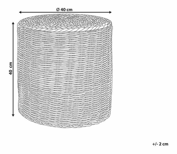 Taburetka Bebel (béžová)