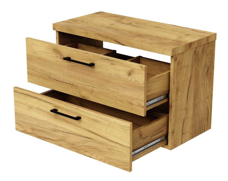 Závěsná koupelnová skříňka Valiant S (craft zlatý)