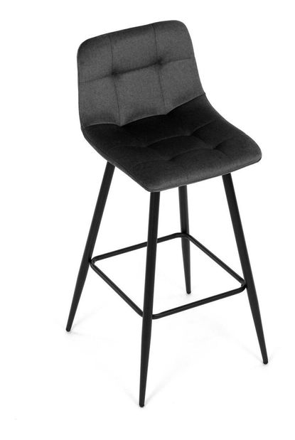 Barová židle Asegurando (tmavě šedá)