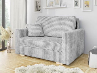 Rozkládací pohovka Carivia Piano II (světle šedá) (s úl. prostorem)