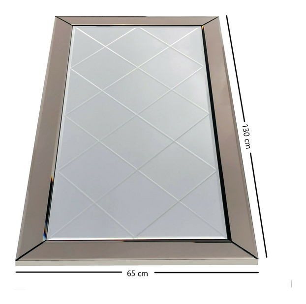 Zrcadlo Silvery IV (Stříbrná)