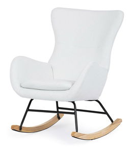 Houpací křeslo Alcanzaba (bílá)