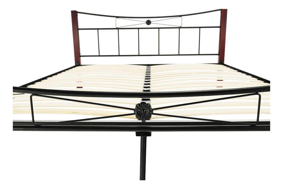 Manželská postel 140 cm Pearly (s roštem)