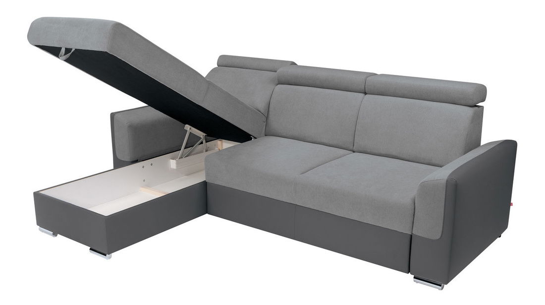 Rohová sedací souprava BRW Elena II 2F.URCBK (šedá) (L)