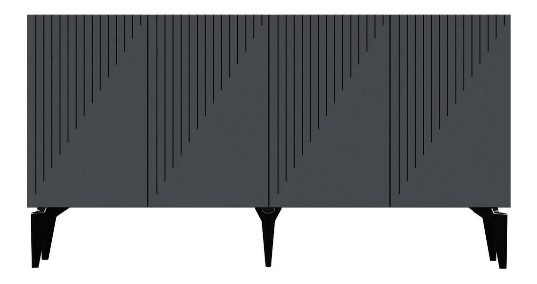 Skříňka Tomune 2 (antracit + ořech)