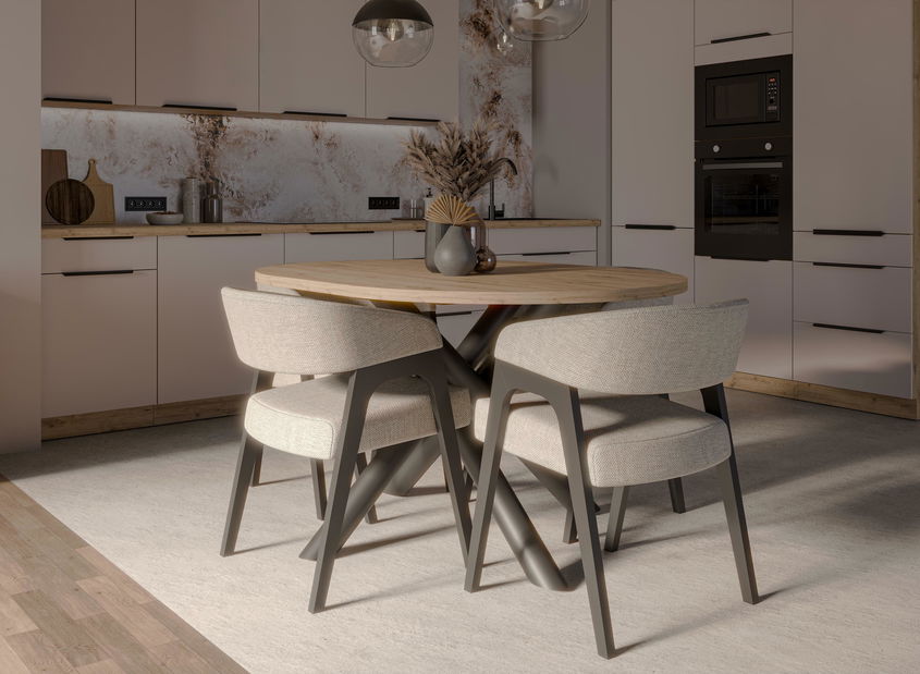 Horní kuchyňská skříňka Sayla 60 GU-36 1F (kašmír + dub artisan)