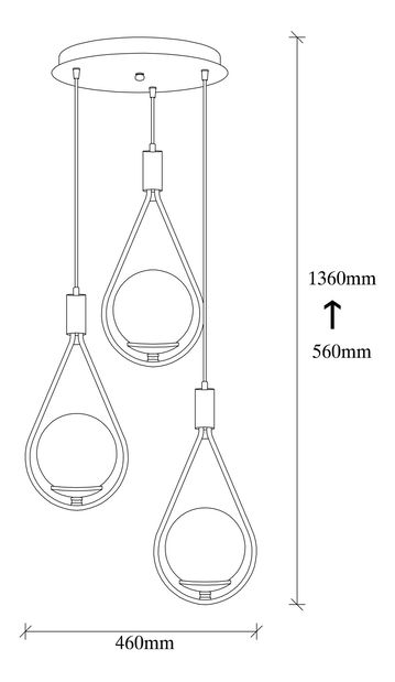 Stropní svítidlo Muddy 938