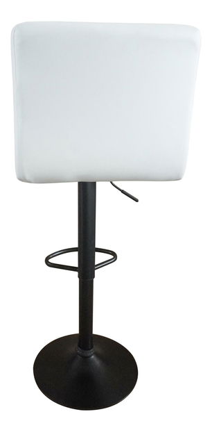 Barová židle Seley (ekokůže bílá + černá)