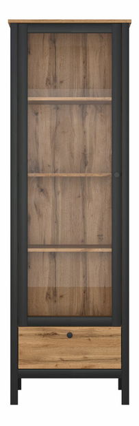 Vitrína BRW Loft REG1W1S *výprodej