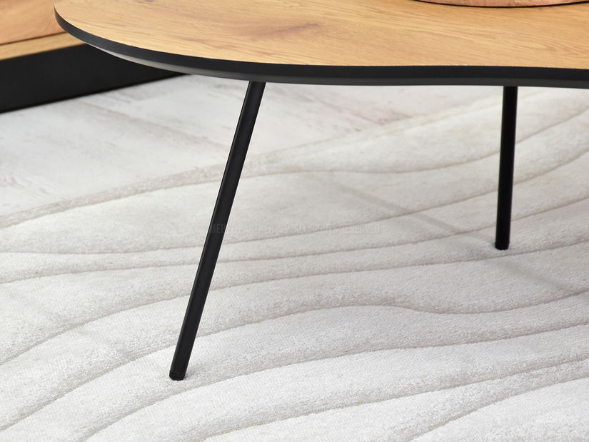 Konferenční stolek Sirius (dub + černá)